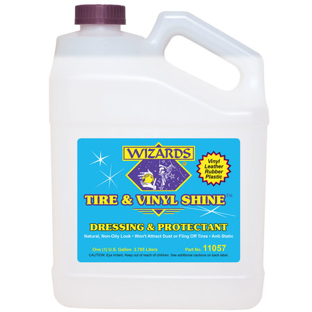 WIZARDS Wizards 11057 Tire and Vinyl Shine Dressing and Protectant - 1 Gallon 11057